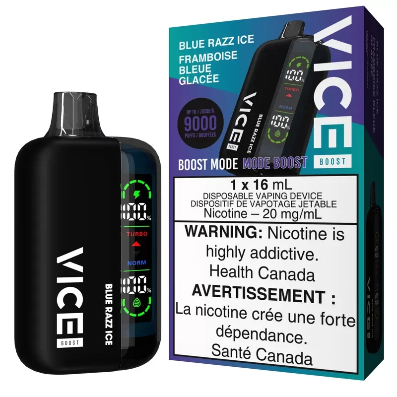 Vice Boost Disposable Vape – Blue Razz Ice
