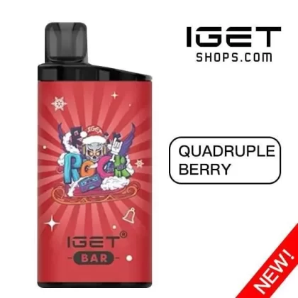 IGET Bar 3500 Puffs Quadruple Berry - Ozvapeone