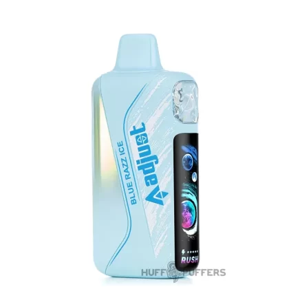 Adjust MyRusher Disposable Vape - Blue Razz Ice, Georgia Peach (CBF4CE)