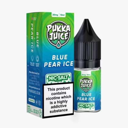 Blue Pear Ice Nic Salt By Pukka Juice - Vape Product, Vape Product