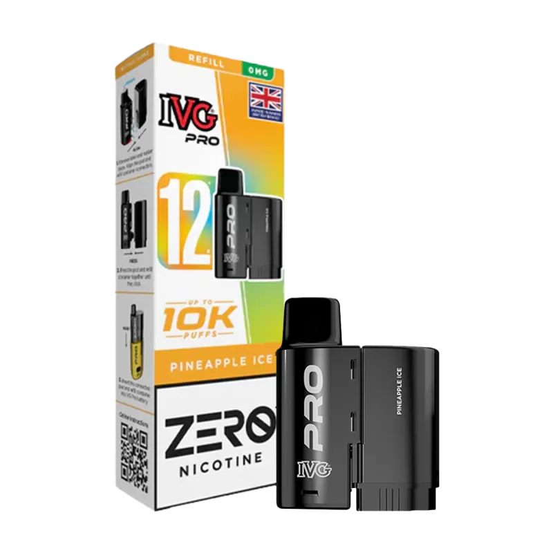Pineapple Ice IVG Pro 12 Refill Pack - Ecigwizard - Image 3