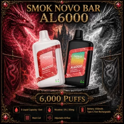 Smok Novo Bar AL6000 - Strazz - Vapeciga
