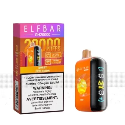 Elf Bar GH20000 Disposable Vape – 20K Puffs – Burst - Select Option#Outside Ontario>Ontario