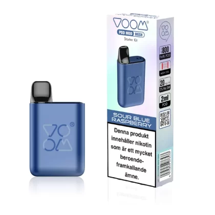 Voom Pod Mod Starter Kit – Sour Blue Raspberry Ink. – Pod Kit