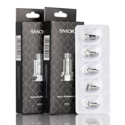 SMOK Nord Replacement Coils (5-Pack). - 0.8 Ohm, DC 0.6 Ohm (6CF70C)