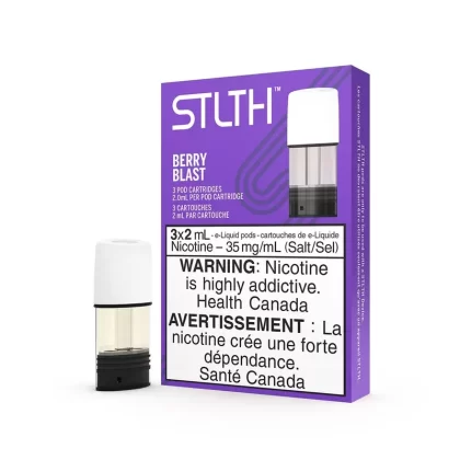 STLTH PODS – BERRY BLAST - Nicotine Strength#20 MG>BOLD 50