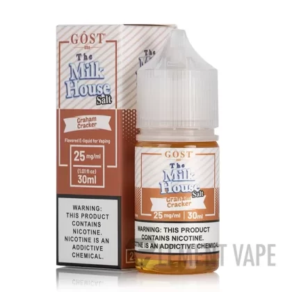 Graham Cracker SALTS – The Milk House – GOST Vapor – 30mL