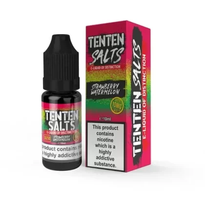STRAWBERRY WATERMELON NICOTINE SALT E-LIQUID BY TENTEN
