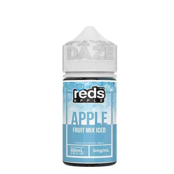 ICED FRUIT MIX RED’S APPLE E-JUICE 7 DAZE 60ML – 3MG – 6MG – 12MG - Vapebar Pk - Image 2