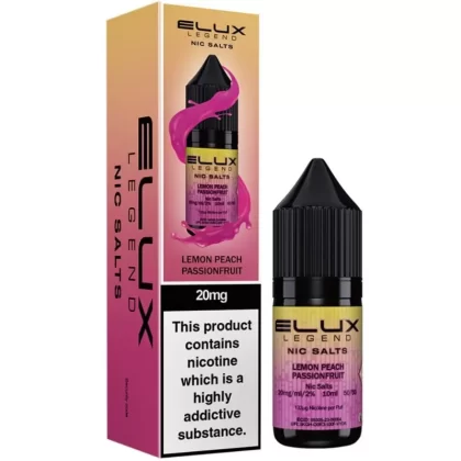 Lemon Peach Passionfruit Nic Salt E-Liquid Legend Series by ELUX (10ml) - 10mg