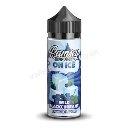 Ramsey On Ice Wild Blackcurrant E-Liquid Shortfill - Vapestreams Co
