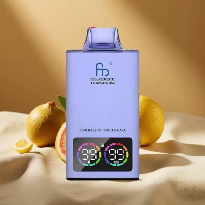 Fumot Tornado 35K Dual Mesh RGB Disposable Vape Kiwi Passion Fruit Guava