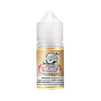Slugger (Ice Punch Series)– Peach Ice (20/35/50) Mg - Vapebar Pk
