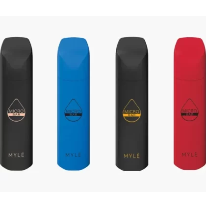 MYLÉ Micro Bar 1500 Disposable Pod Device - DOUBLE APPLE, Grape Mint Guarana