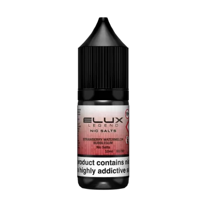 Strawberry Watermelon Bubblegum Nic Salt by Elux 10ml - 20mg - Vape Product (0FEF76)