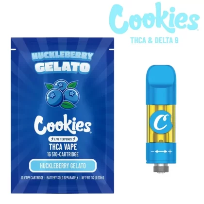 Cookies Huckleberry Gelato THC-A Cartridge – 1000mg - Option#Cartidge + E420 Battery (35% off)>Single Cart (49F3FD)