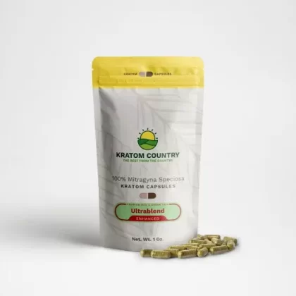 Kratom Country Enhanced Bali Kratom Capsules – Red & Green Blend - Ejuicewarehouse