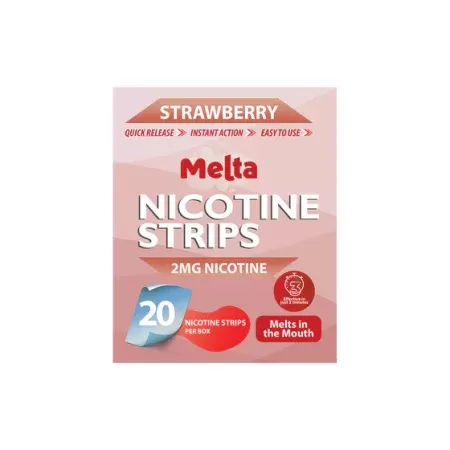 Melta Nicotine Strips – Strawberry