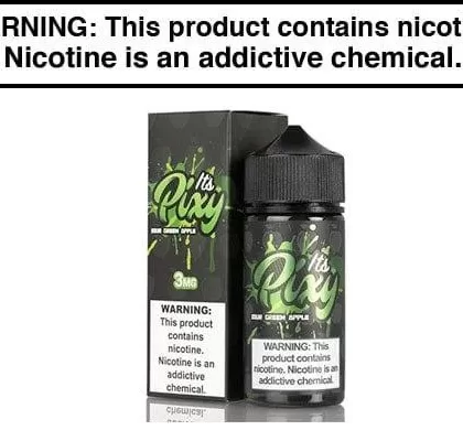 SOUR GREEN APPLE CHILLED BY ITS PIXY SHIJIN VAPOR 100ML - Vapejuice
