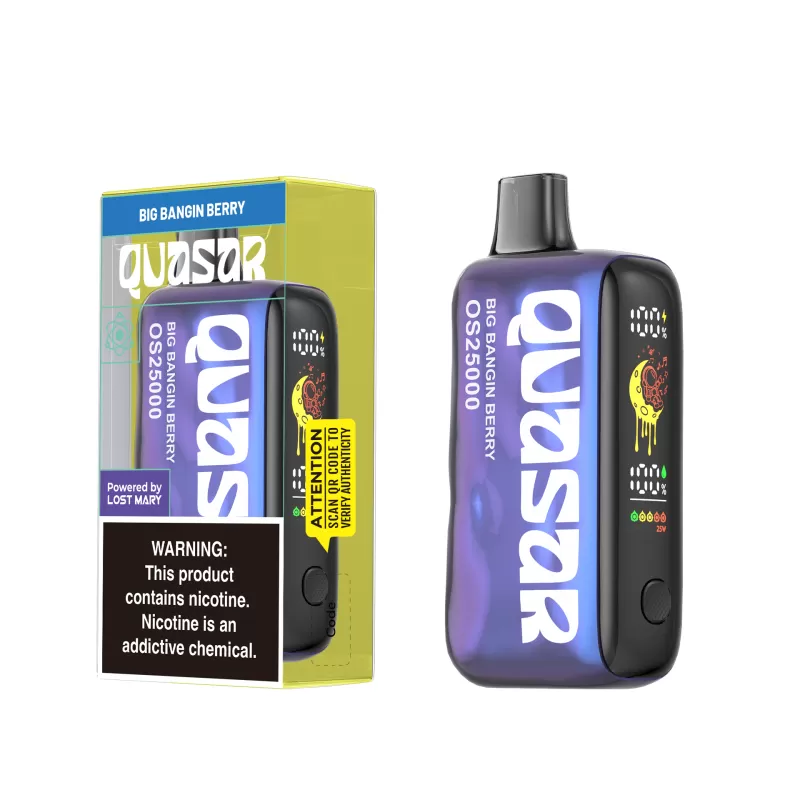 QUASAR OS25000 Powered By LOST MARY Disposable Device – 25000 Puffs - Shooting Starsicle (Cosmic Edition) - Image 3