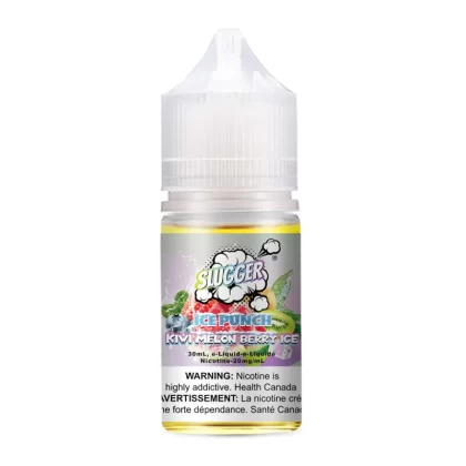 Slugger Ice Punch Series Kiwi Melon Berry Ice – 30ml Nic Salt - Vapebazaar Pk