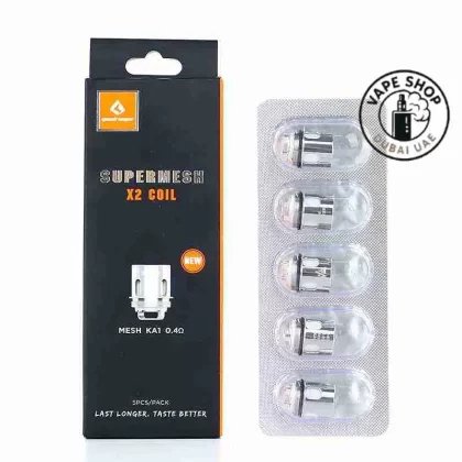 GEEKVAPE Super Mesh X1X2 Coils (New Version) – 5pcspack in Dubai, UAE
