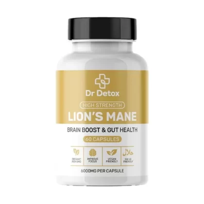 Lions Mane Capsules By Dr Detox 60 Pack