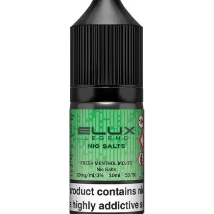 Elux Legend Fresh Menthol Mojito Nic Salt Vape Juice