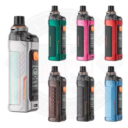 Vaporesso Armour G Pod Kit - Color#Black>Blue>Brown>Green>Red>Pink>Silver>Grey Knight>Pastel Lilac>Nebula Green