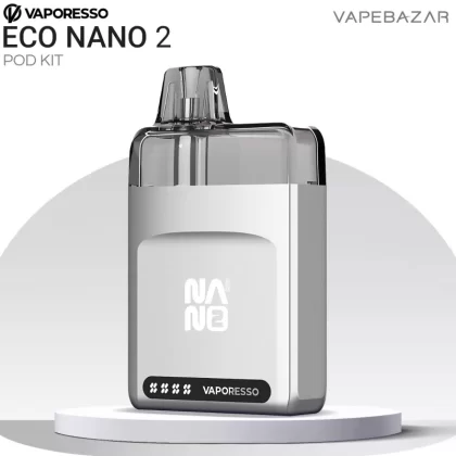 Vaporesso Eco Nano 2 – Pristine White - Pod Kit; 1000 mAh