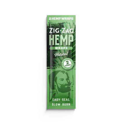 Zig Zag Hemp Wraps – 2 pk – Natural