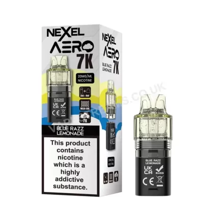 Nexel Aero 7K Blue Razz Lemonade Pods - Vapestreams Co