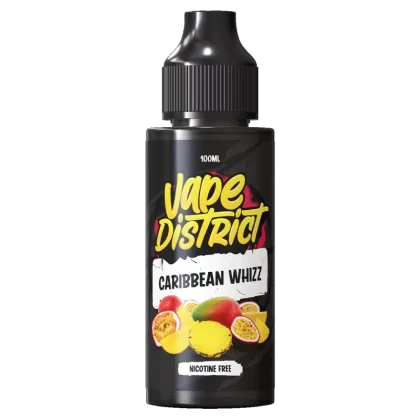 Caribbean Whizz by Vape District 100ml - ICE NIC SHOTS (+£1.99)