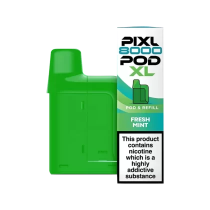 Fresh Mint Pixl 8000 Refill Pack - Vape Product