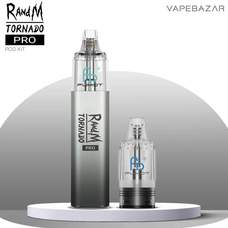 Fumot RandM Tornado Pro – Black - Pod Kit / Fumot / 600 mAh / 8ml / USB-C