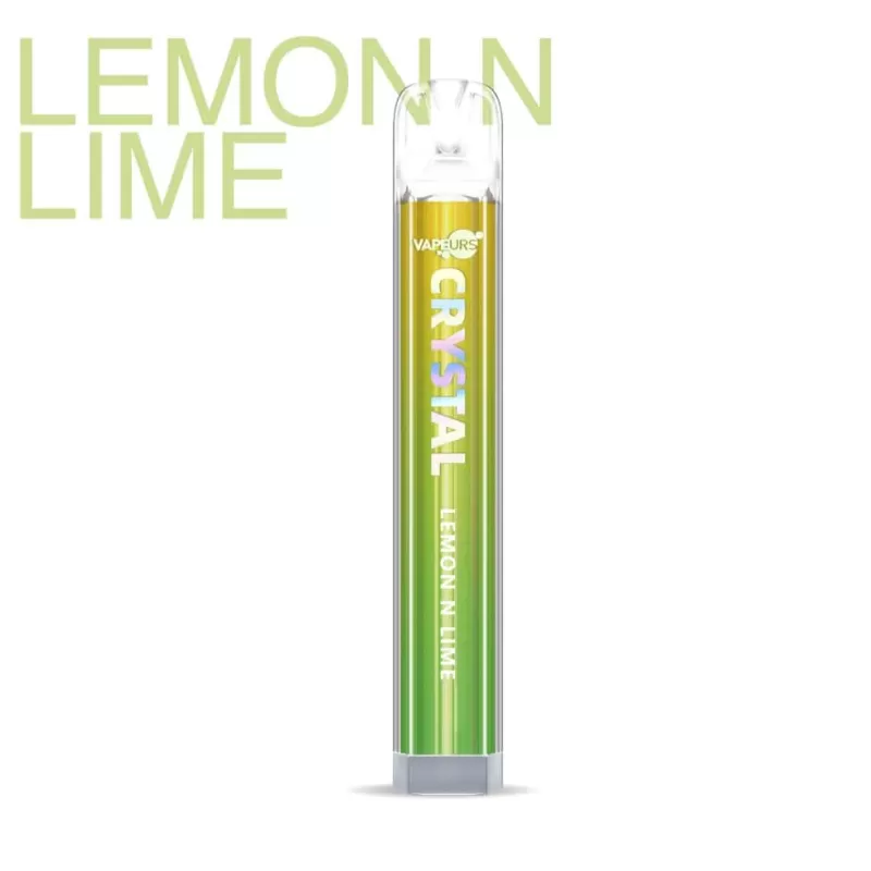 VAPEURS Crystal – Lemon and Lime - 550 mAh / Glycerin / Nikotinsalz / Propylenglykol / Aromastoffe / 20mg/ml / Lemon and Lime - Image 2