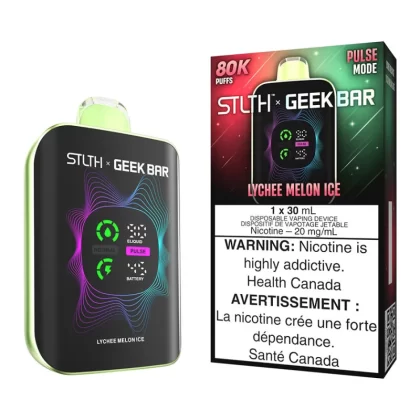 STLTH X Geek Bar Disposable Vape Device - Lychee Melon Ice 30ml - 20mg/ml
