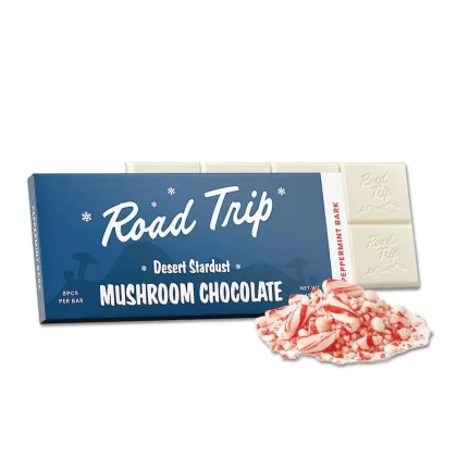 Desert Stardust Magic Mushroom Chocolate Bar – Peppermint Bark - Eliquidsupply