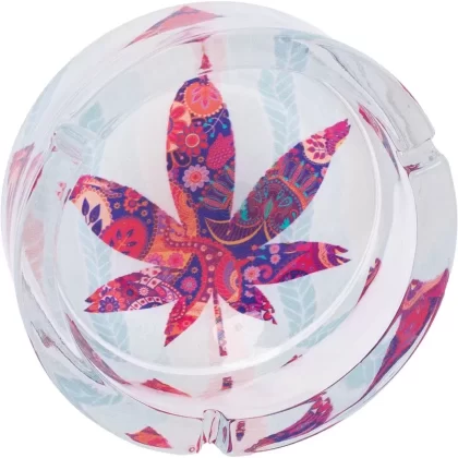 Paisley Weed Glass AshTray