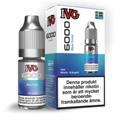 IVG Salt 6000 – Blue Frost 14,5mg 10ml - E Ciggbolaget Se