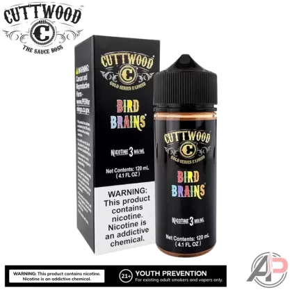 Cuttwood Bird Brains E-Liquid 120mL - Vape Product, Vape Product (8D1E09)