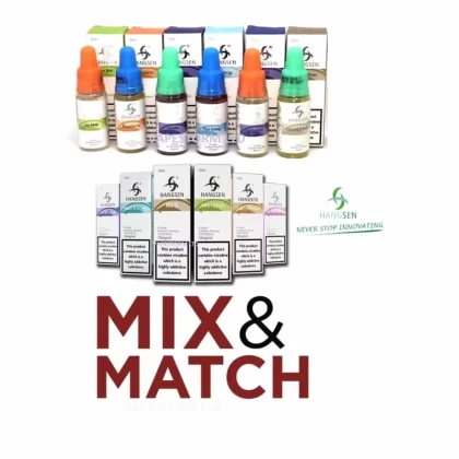 10x Hangsen E Liquid – Mix And Match 10ml TPD - Vapestorm Co