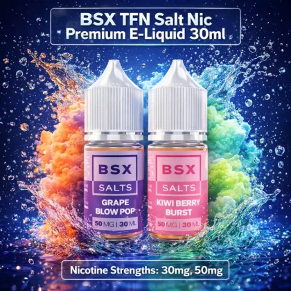 BSX TFN Salt Nic Premium E-Liquid 30ml - Caribbean Punch / 50mg