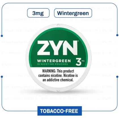 ZYN 3 MG WINTERGREEN 5CT – Electronic Puffs