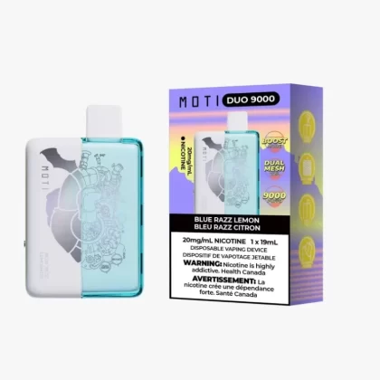 Moti Duo 9000 Puffs Disposable Vape – Blue Razz Lemon