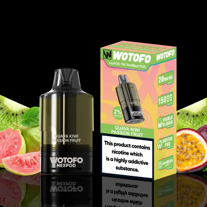 nexPOD 15K Prefilled Pod 20mg - Cherry Dragon Fruit, Forest Berries; Vape Product (3ED8DA)
