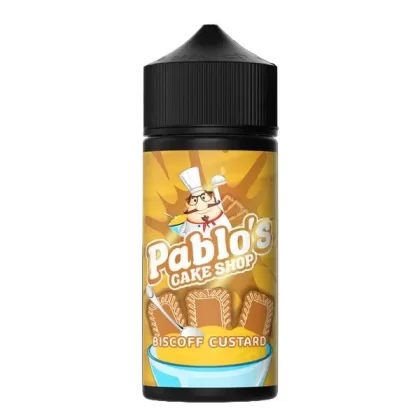 Caramel Biscuit Custard By Pablo’s Cake Shop 100ml Shortfill