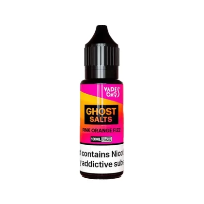 Vapes Bars Ghost Salts Pink Orange Fizz Nic Salt - 10 Pack - 10mg