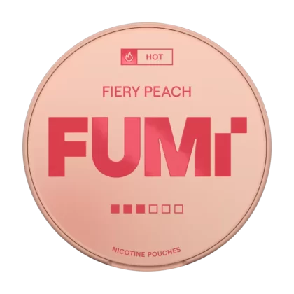 Fiery Peach FUMI Nicotine Pouches - 8mg - Vape Product (E73666)