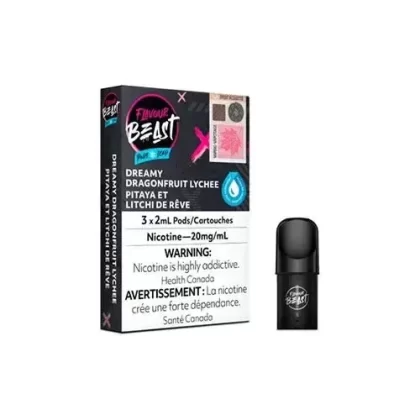 Capsules Flavour Beast S – Fruit du dragon glacé au litchi | Vape Cloud Canada